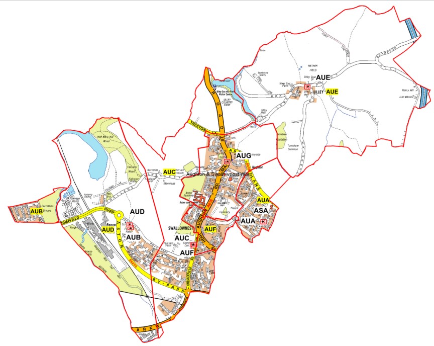 Proposed polling districts and polling places for Aughton and swallownest