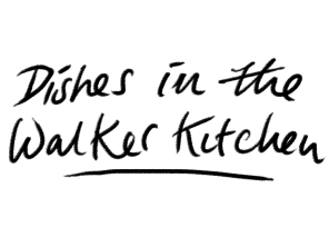 Dishes in the Walker Kitchen logo