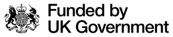 Government logo which says Funded by UK Government